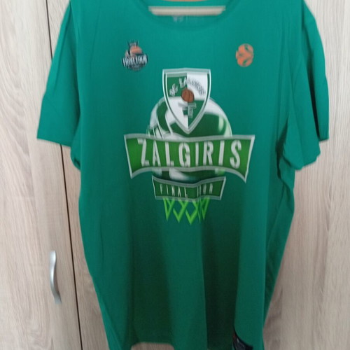 Zalgiris F4 2018 Belgrade official T-shirt, size XXL
