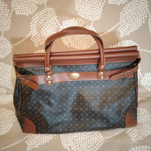 Leather Travel Bag from Eco Leather, New, Brown, 50x30x40 cm