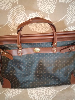 Leather Travel Bag from Eco Leather, New, Brown, 50x30x40 cm