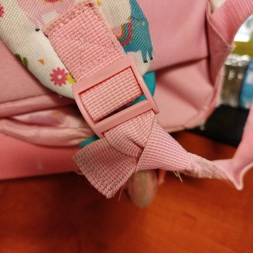 Must school backpack used with wheels and three pockets