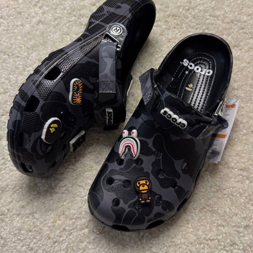 Crocs Bape New Size 43 US 9.5