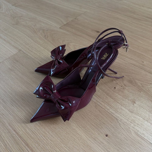 Zara dark red pumps size 40 used