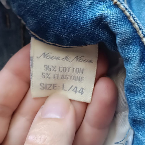 Denim shorts large blue like new