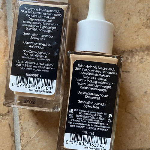 Wet n Wild Skin Tint like new, two shades Light and Warm