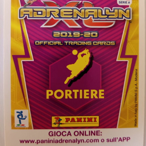 Silvio Proto SS Lazio collectible card Panini Calciatori Adrenalyn XL 2019-2020