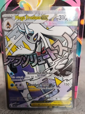 Mega Froslass EX Pokémon Card New Ascenden Heroes 265/217