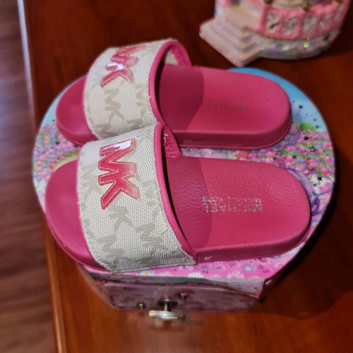 Michael Kors slides size 23 pink like new