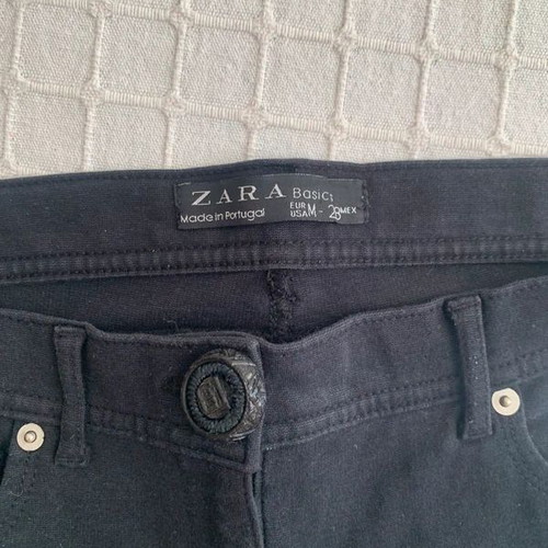 Zara black stretch pants size M
