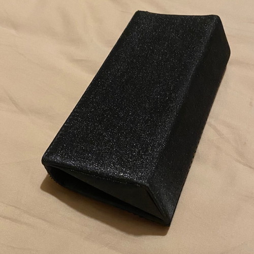 Black clutch with rhinestones new, crossbody