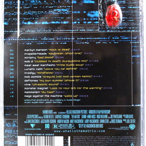 The Matrix Soundtrack CD like new, Rock