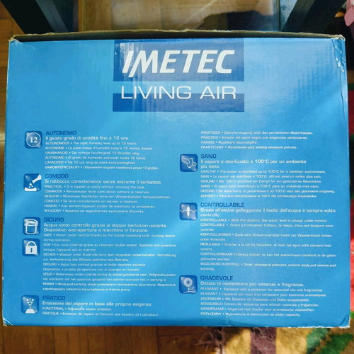 Imetec air ionizer and purifier used