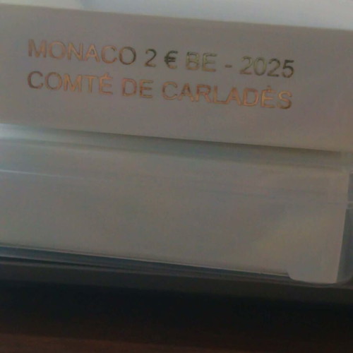 Monaco 2025 Proof Lux Coin new with certificate of authenticity