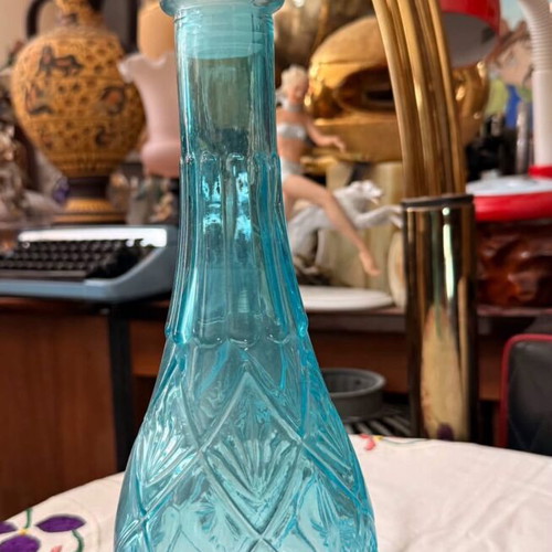 Carafe used, beautiful color, 36cm