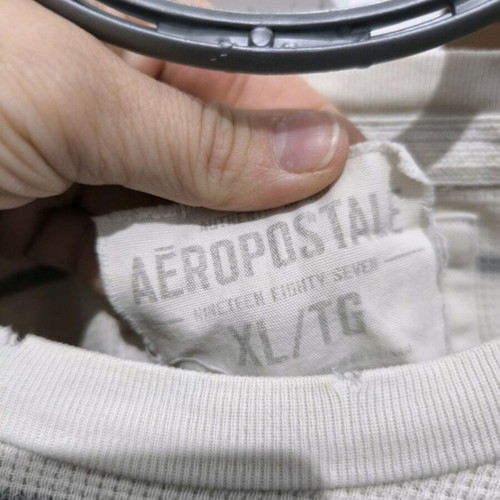 Aeropostale Long-Sleeve Men's Shirt 100% Cotton XL Like New