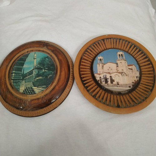 Vintage cadrakia used, set of 2 pieces