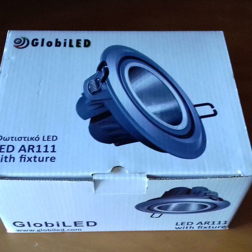 GlobiLED AR111 19W daylight ceiling spot with adjustable lighting angle new
