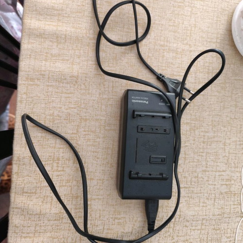 Panasonic video camera model NV-RX17EG used with battery and cable