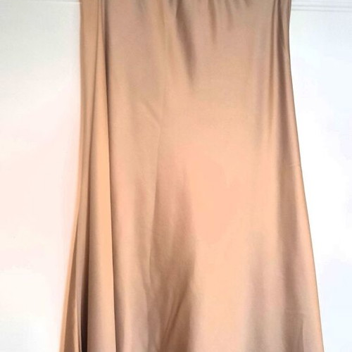 United Colors of Benetton satin beige skirt like new, size S