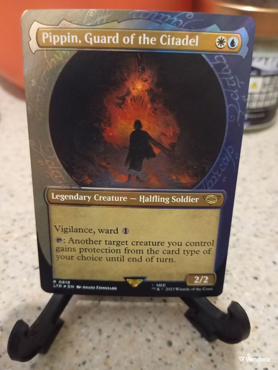 pippin mtg card Pippin, Guard of the Citadel [The Lord of the Rings: Tales of Middle-E –  TokenMTG main image 0