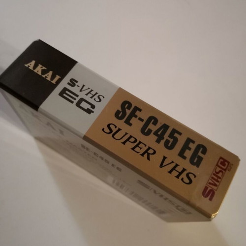 Akai Super VHS cassettes new, sealed