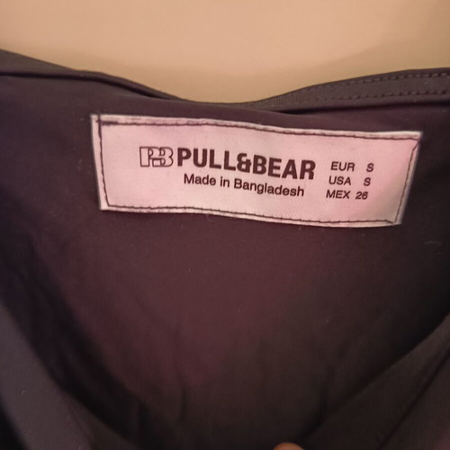 Pull & Bear set of two t-shirts and one bodysuit new, sizes XS and S, black and blue