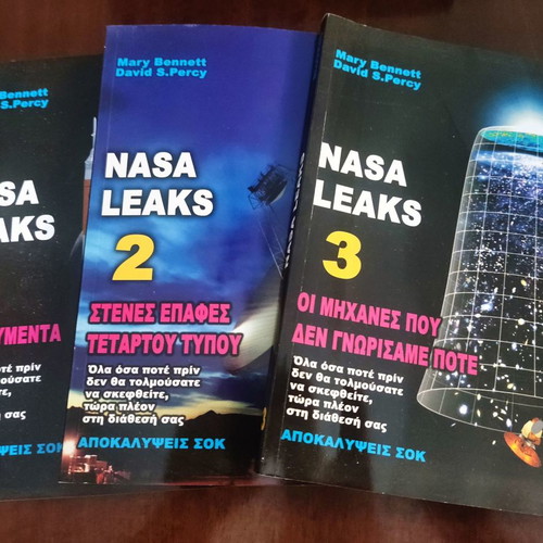 Nasa Leaks 1,2,3 Mary Bennet 3 books used, shocking revelations