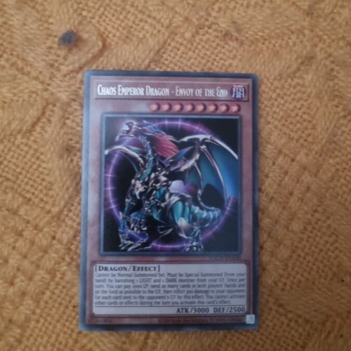 Chaos Emperor Dragon Yu-Gi-Oh! card new, ultra rare