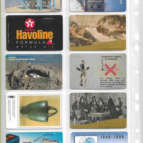 Phone cards pack of 60 from 1999, like new
