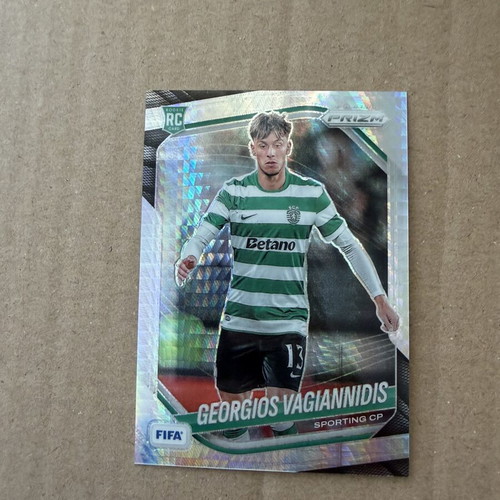 2025-26 Panini FIFA Prizm Rookie Giorgos Vagiannidis Pulsar Panathinaikos card like new