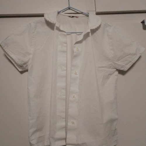 White blouse for girl 4-5 years like new