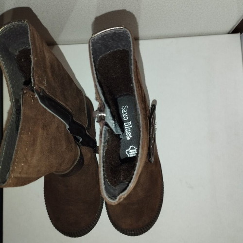 Saxo Blues kids boots new, size 25, brown suede