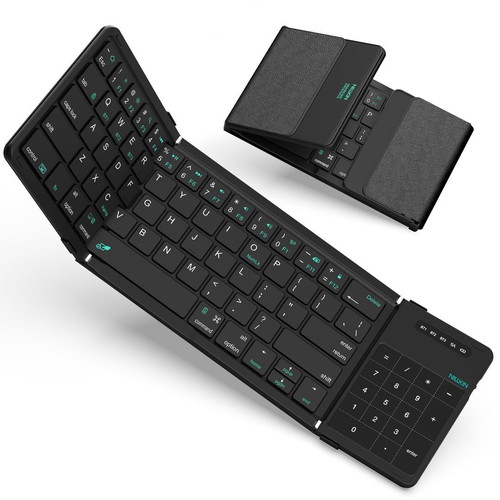 Nillkin Foldable Bluetooth Keyboard with Touchpad and Numeric Keypad