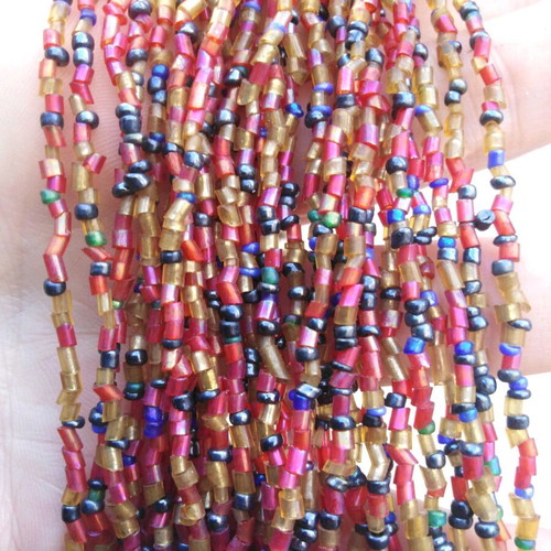 Indian vintage necklace from the 90s like new, multicolored
