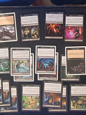 Magic The Gathering card collection, 210 cards