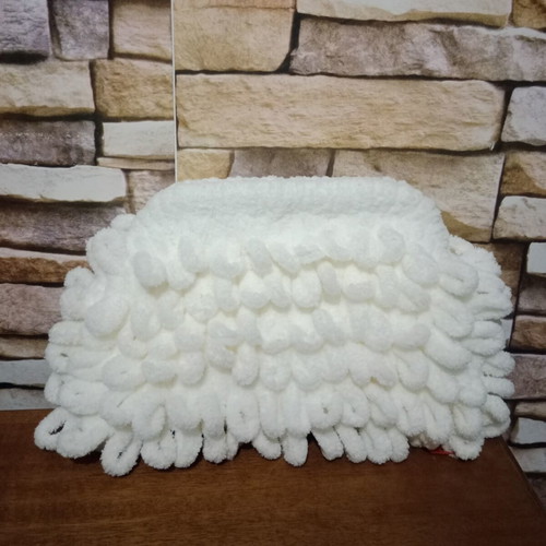 Puffy handbag new handmade