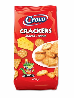 Crackers Croco Cheese 400gr new