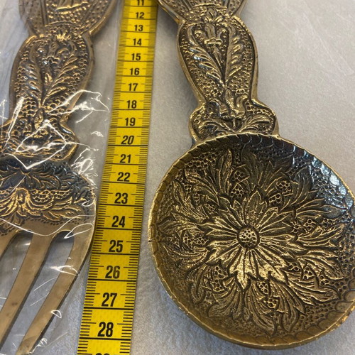 Decorative brass spoons new