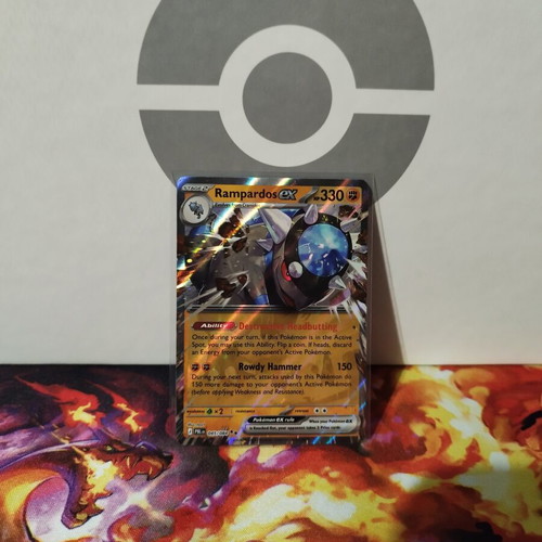 Rampardos Ex 045/084 Pitch Black card like new