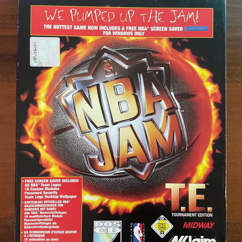 NBA Jam T.E. Windows PC Complete Big Box like new