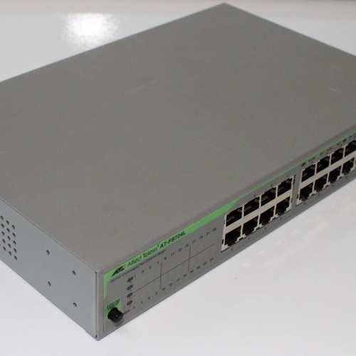 Allied Telesis AT-FS724L switch restored, 24 Ethernet ports