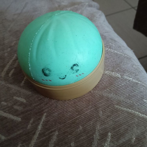 Squishy Dumpling stress relief toy used