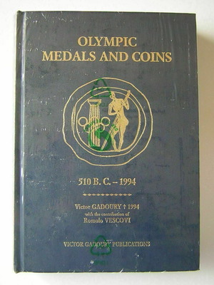Olympic Games Catalog Book New For Medals 510 B.C.-1994