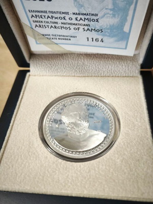Silver Coin 10€ Aristarchos 2026 Proof New with Certificate