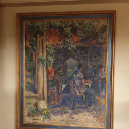 Theodoridis painting like new 1.12m x 0.92m