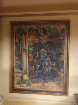 Theodoridis painting like new 1.12m x 0.92m