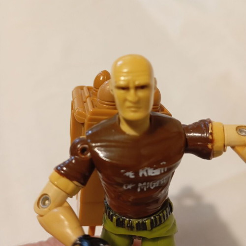 G.I. Joe Salvo v1 action figure used with accessories