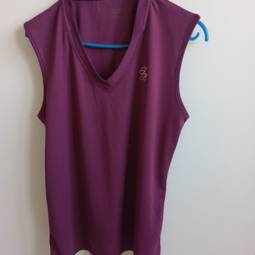 Figli Sports sleeveless athletic top new, purple, sizes M-L