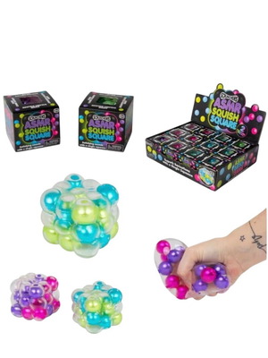 Squishy with Internal Colored Balls Like New, Random Color Choice, 1 Piece