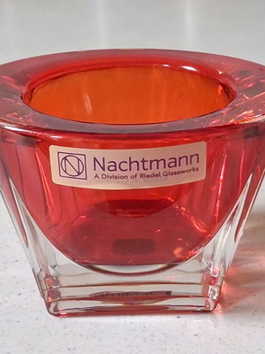 Κρυστάλλινο κηροπήγιο Nachtmann Ruby Red σαν καινούργιο