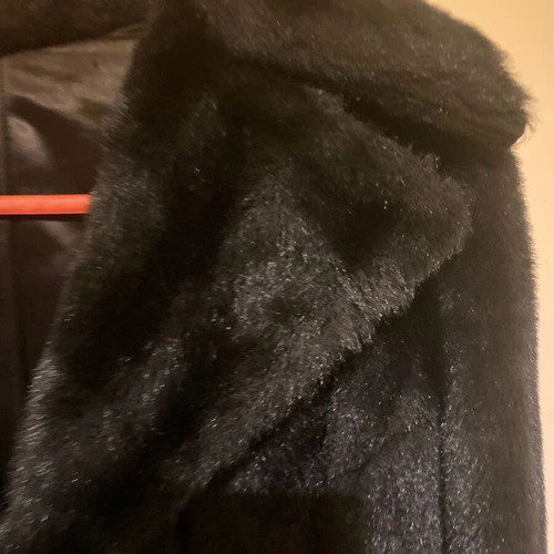 Black coat size S/36/8 like new